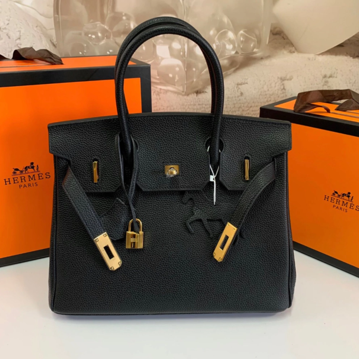 Bolsa Hermes Birkin 30 Preta