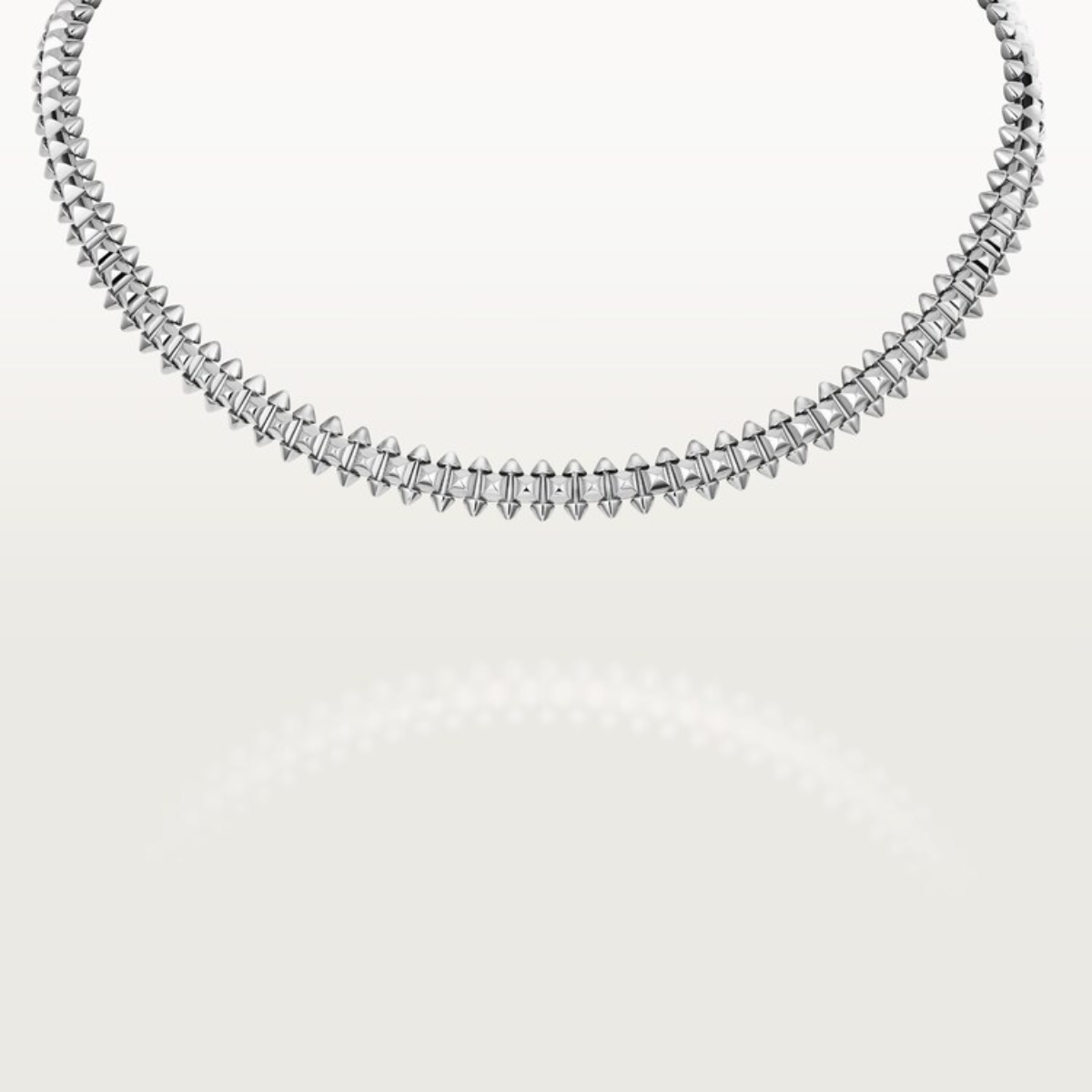 Colar Choker Clash Flexivel - Prata 925