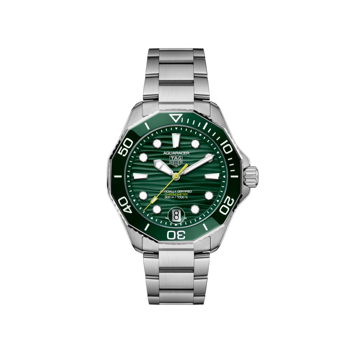 Relógio T.h Aquaracer Verde Professional 300 Date