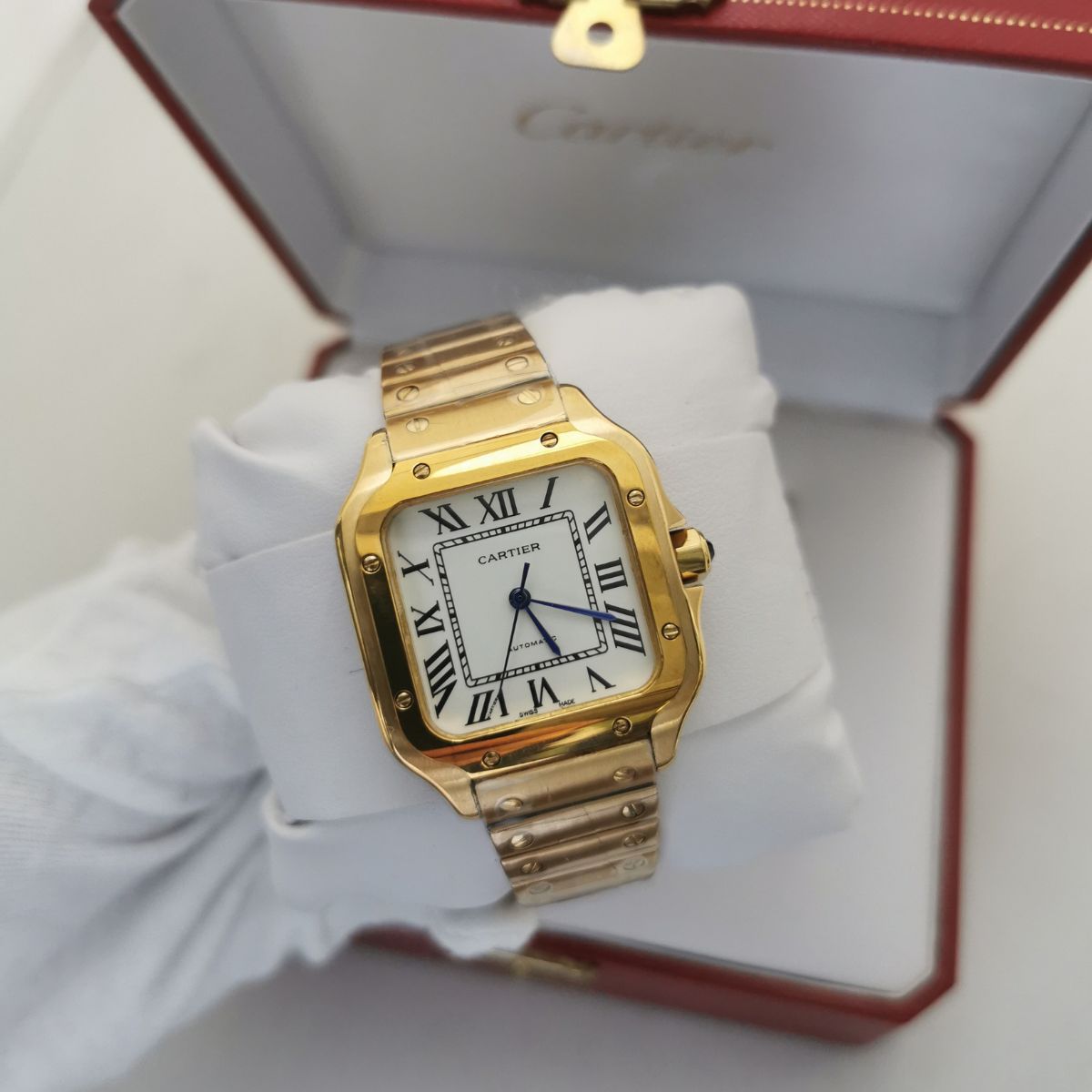 Relógio Santos de Cartier Dourado