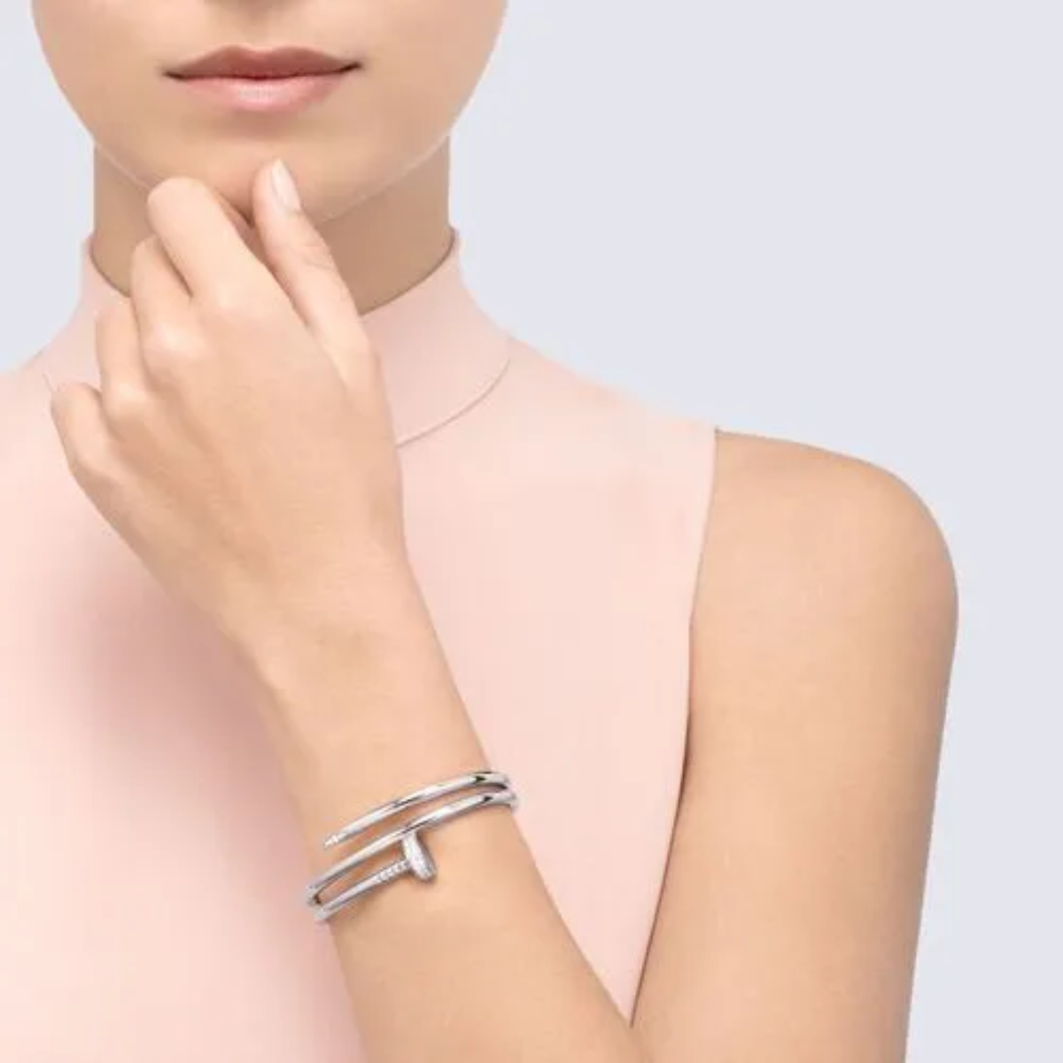 Bracelete Triplo Prego Juste un Clou - Prata 925