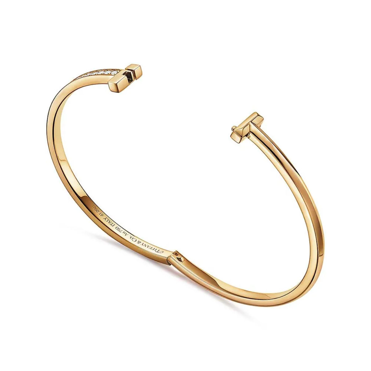 Bracelete T1 Cravejado - Ouro 18K