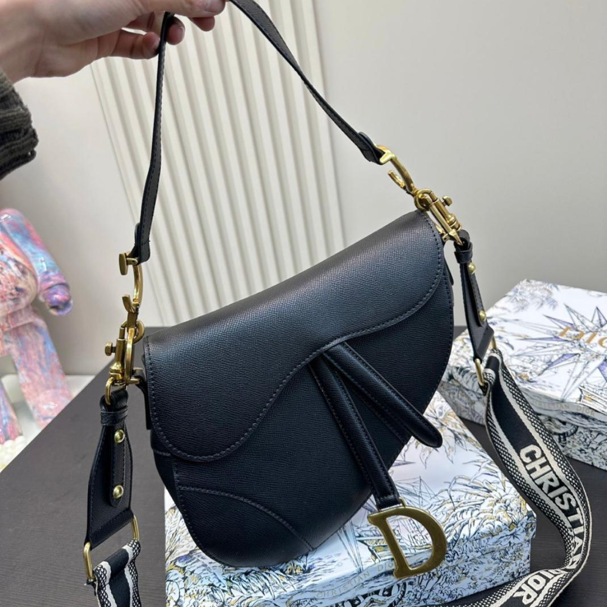 Bolsa Saddle Preto