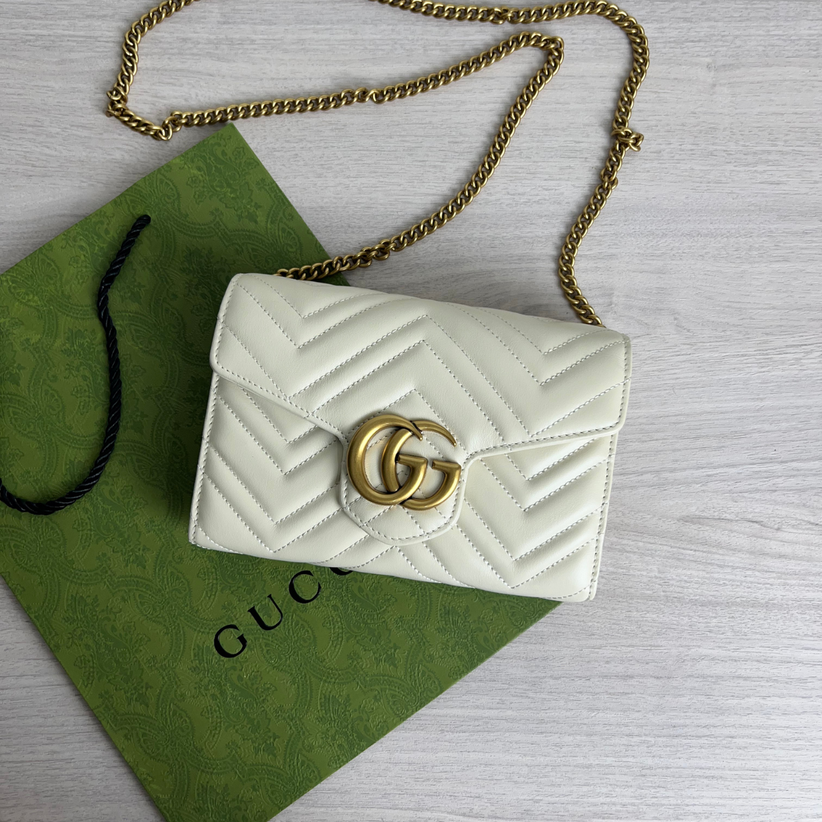 Bolsa Mini Marmont Branco