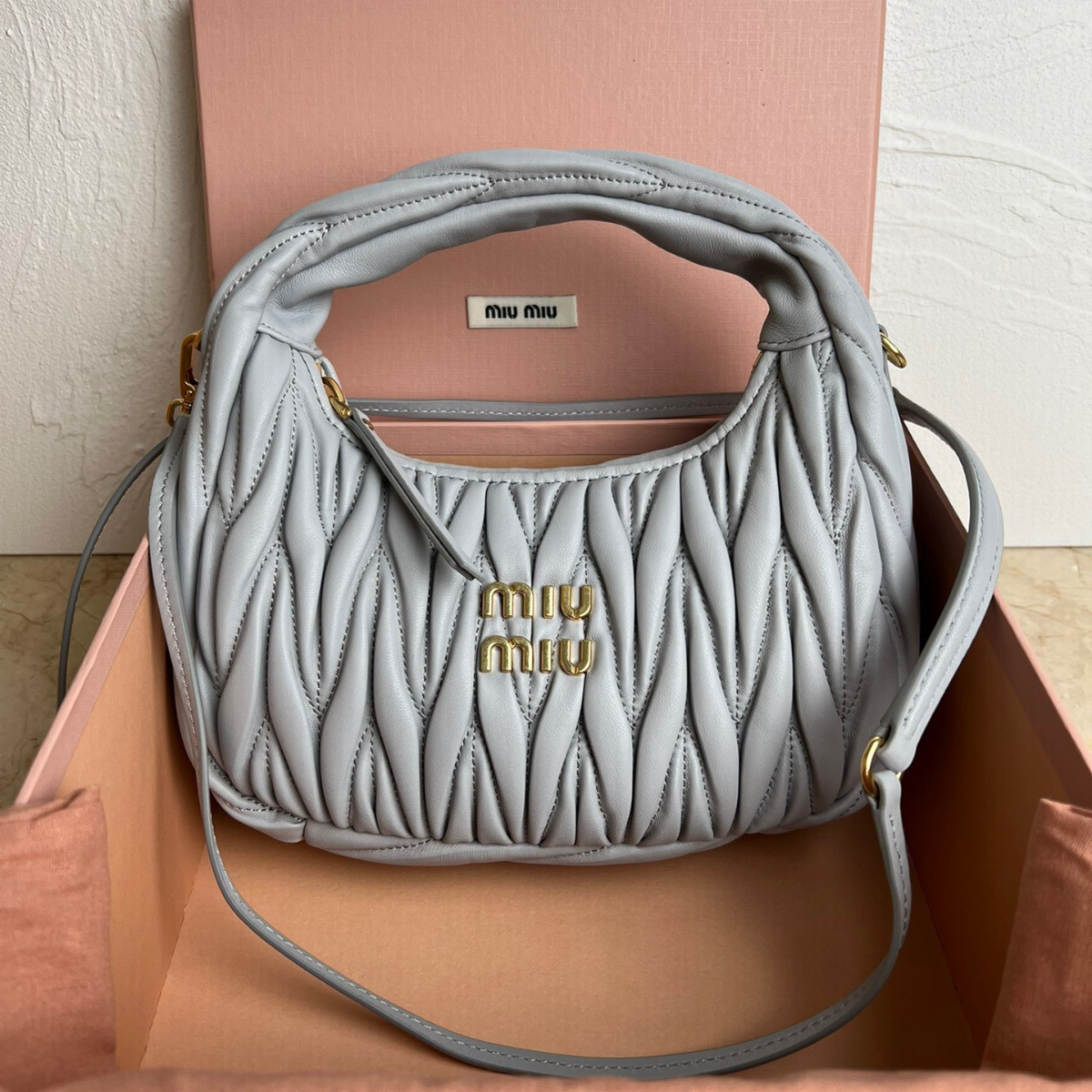 Bolsa Wander Mini Cinza Perola