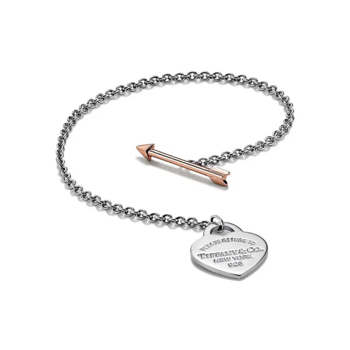 Pulseira Lovestruck com Coração e Flecha - Prata 925