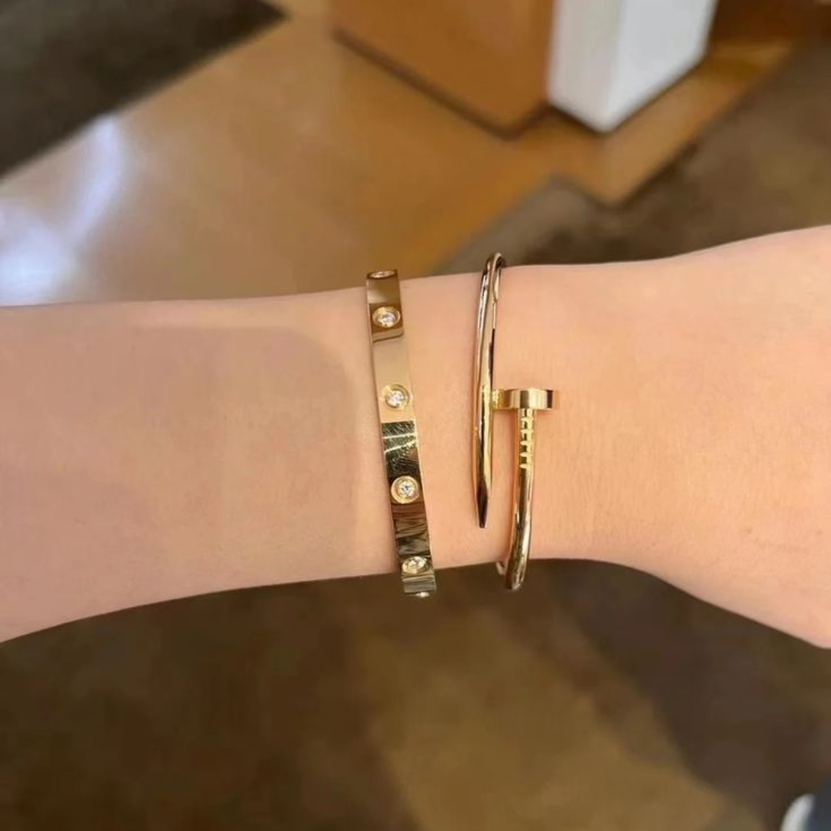 Bracelete Classic Prego - Ouro 18K