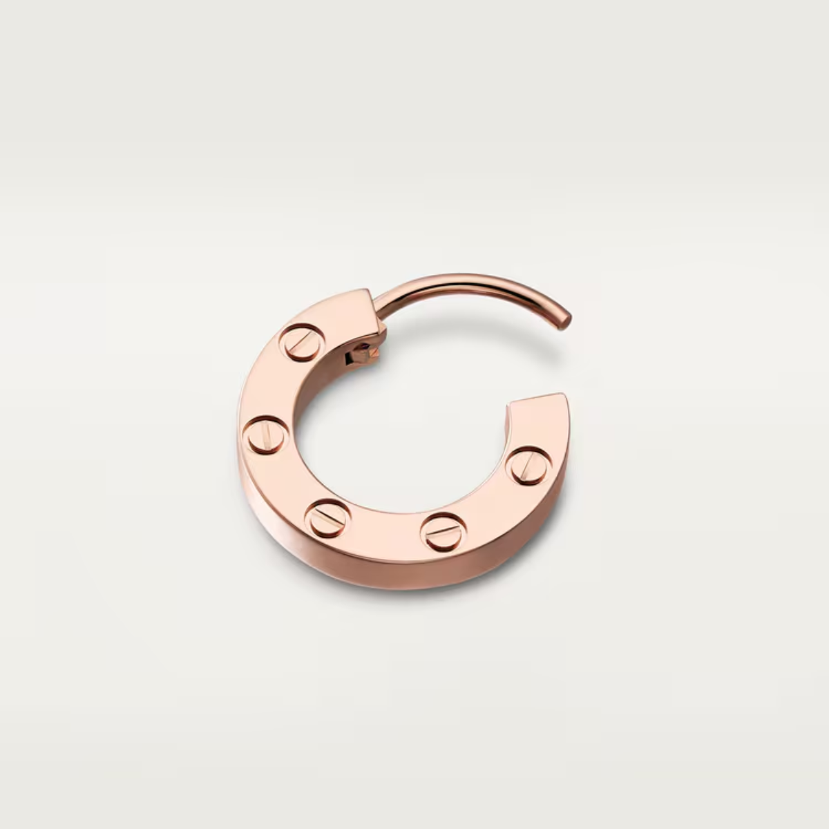Brinco Love Cartier - Ouro Rose