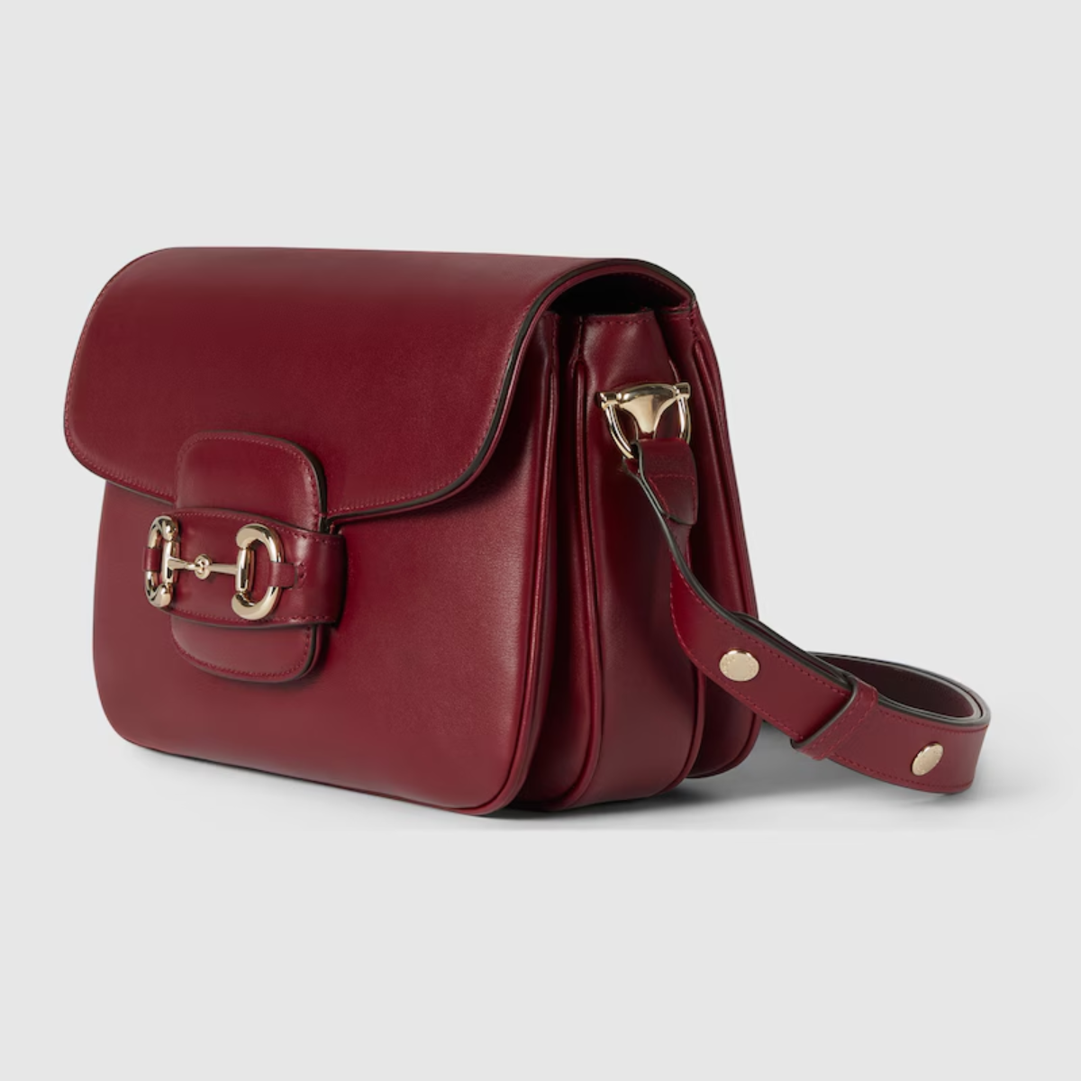 Bolsa De Ombro Horsebit 1955 Médio Vinho