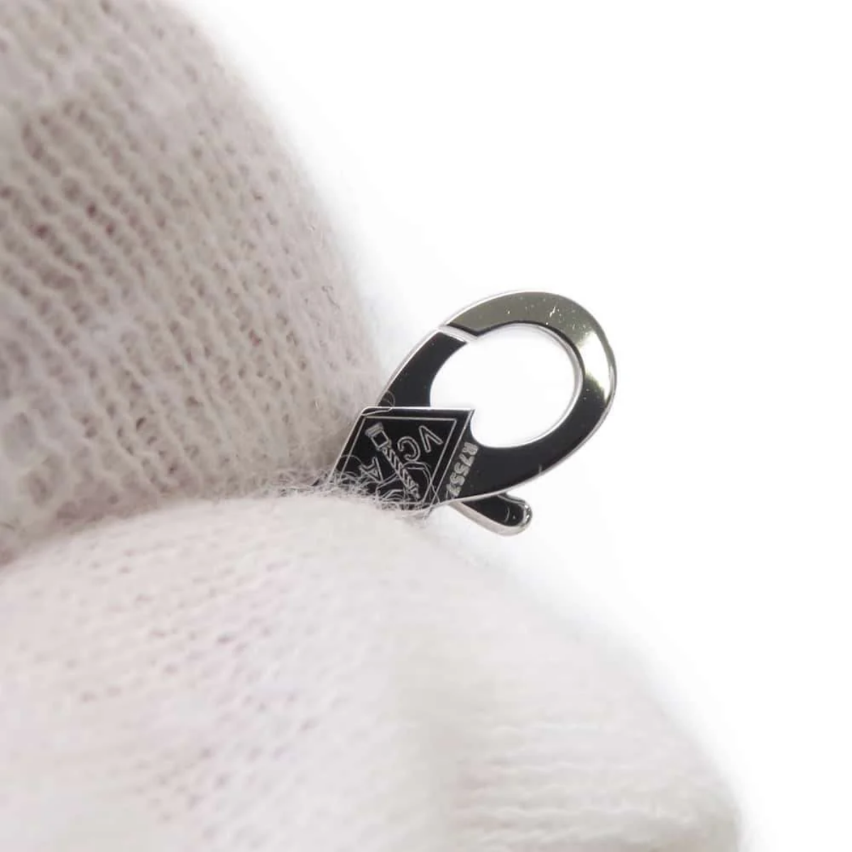 Pulseira Alhambra 5 Trevos Brilhantes - Prata de Lei