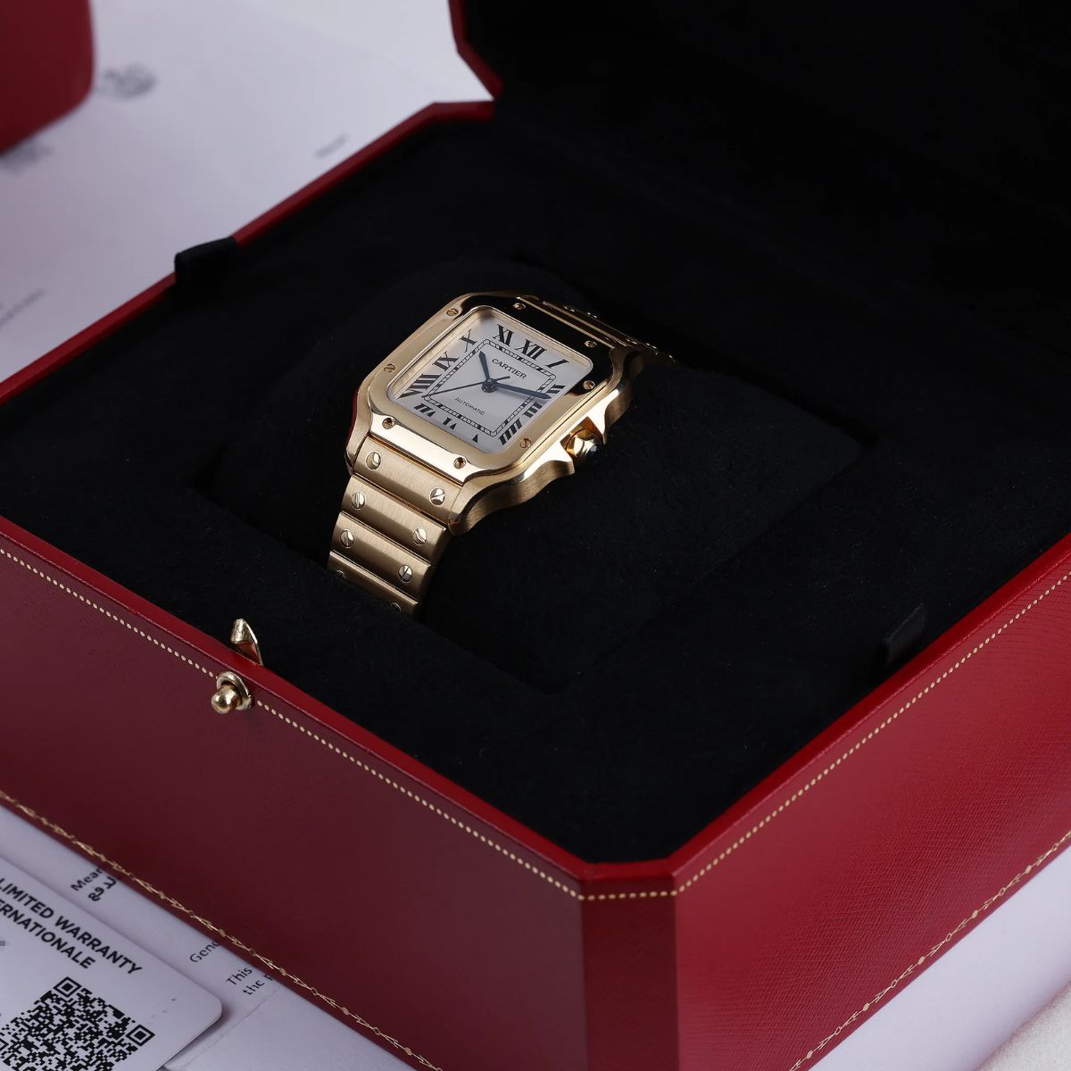 Relógio Santos de Cartier Dourado
