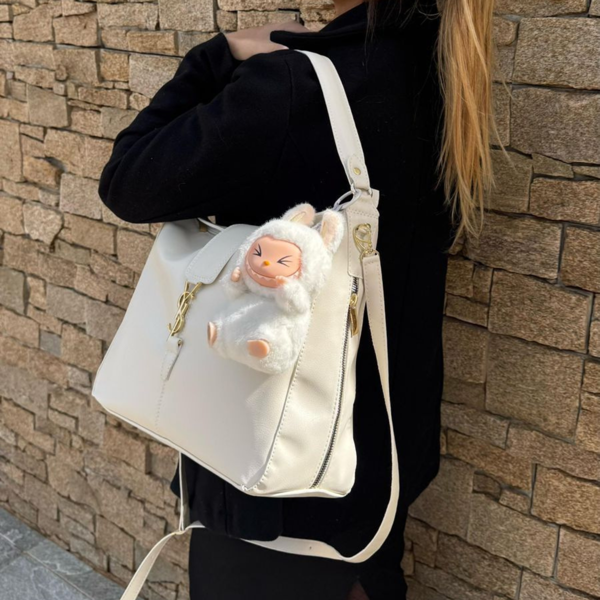 Bolsa YSL Tote Branco