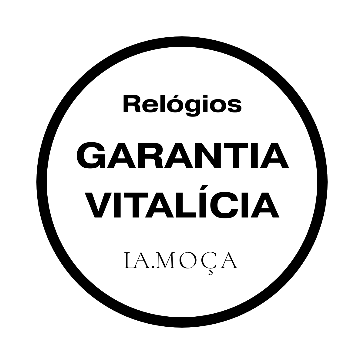 Garantia vitalícia Relógios