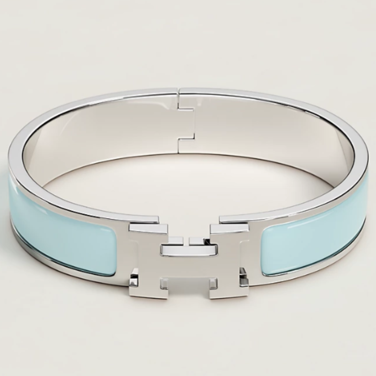 Pulseira Clic H Azul - Ouro 18K