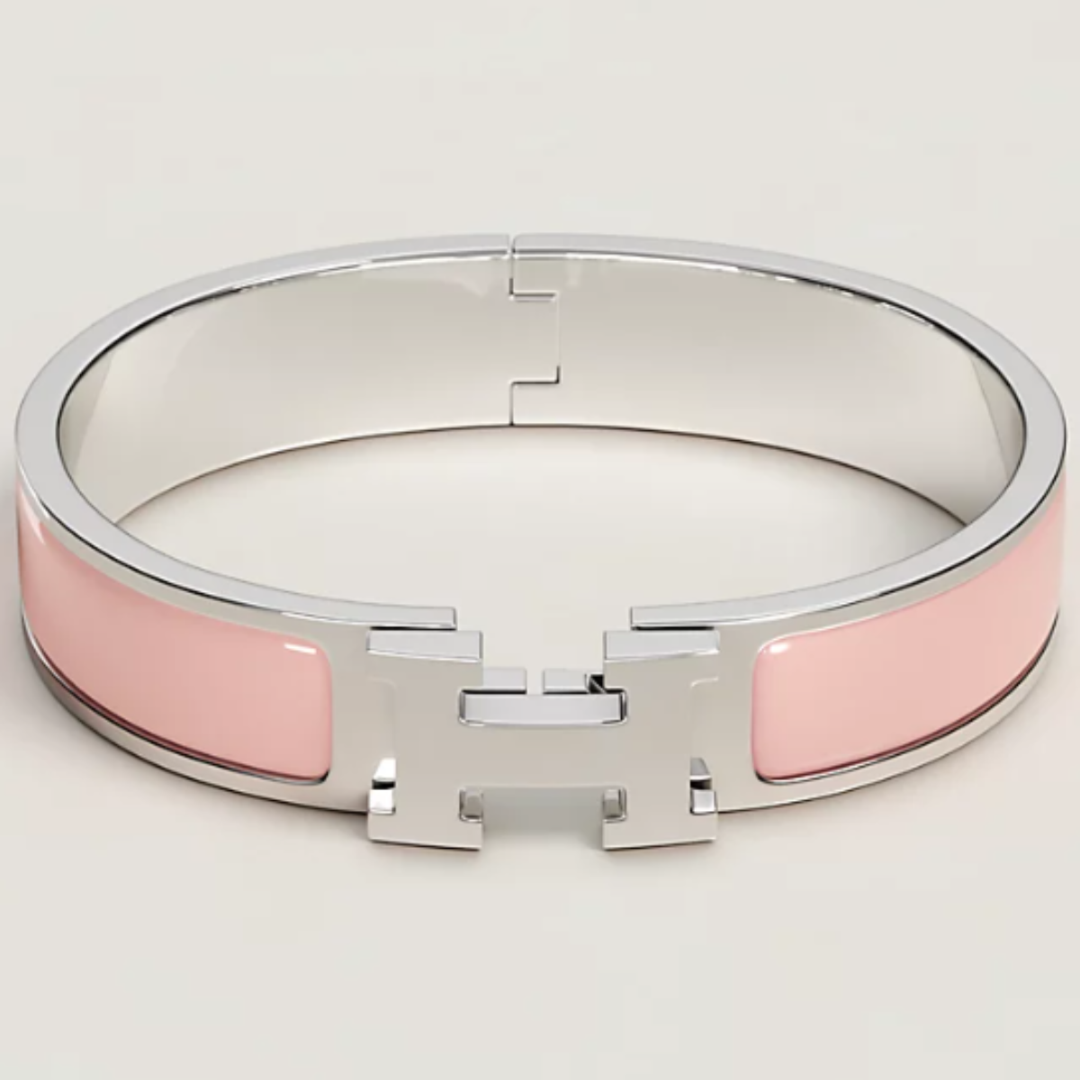 Pulseira Clic H Rosa - Ouro 18K